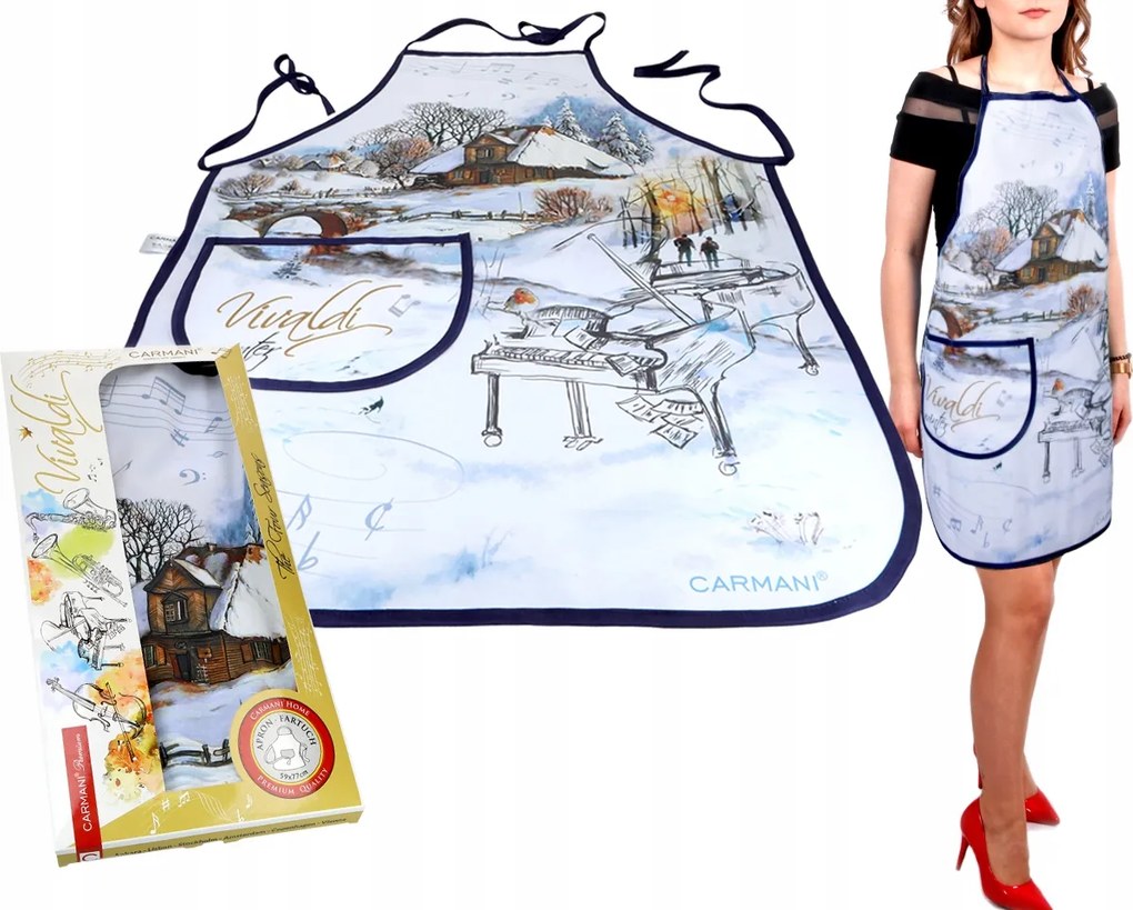 Konyhai kötény A. Vivaldi, Tél (carmani)