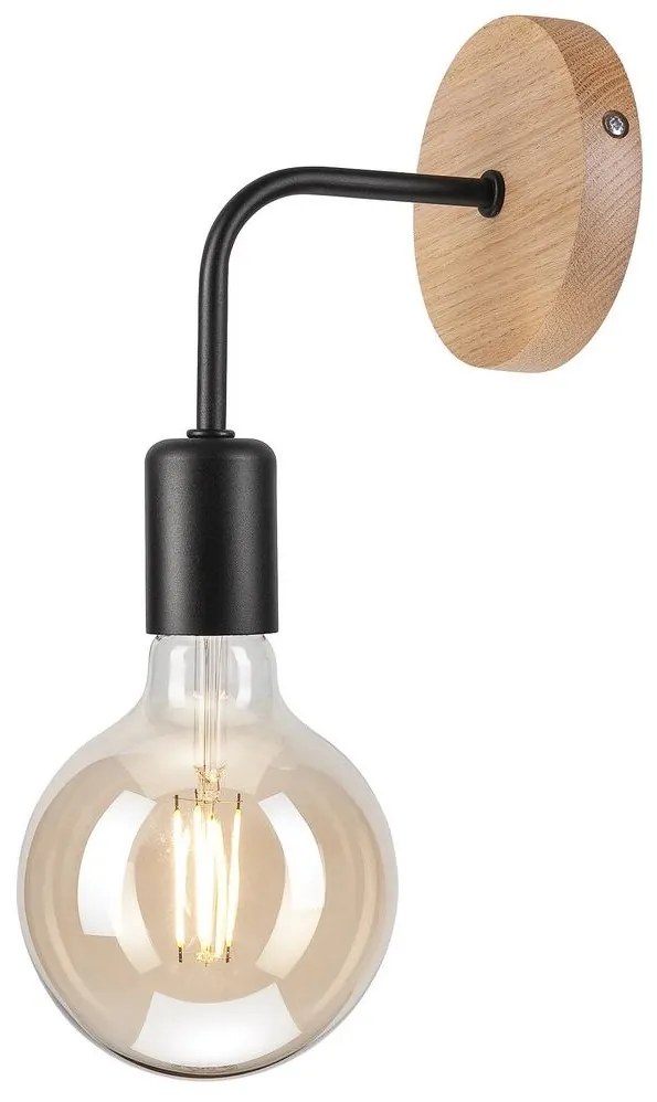 Lamkur Fali lámpa VITO OAK 1xE27/60W/230V LA42435