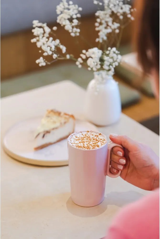 Rózsaszín agyagkerámia bögre szett 2 db-os 330 ml Fuori – Vialli Design