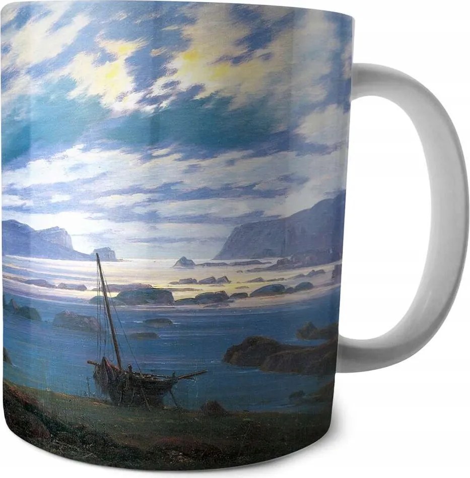 Bögre Északi-tenger a holdfényben Caspar David Friedrich