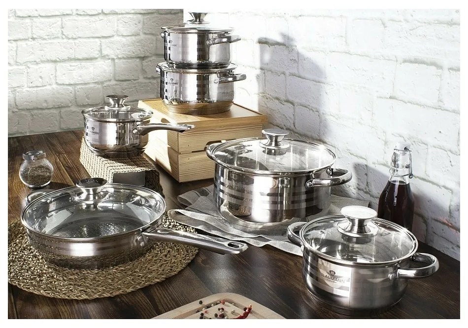 Blaumann 12 részes edénykészlet Gourmet Line