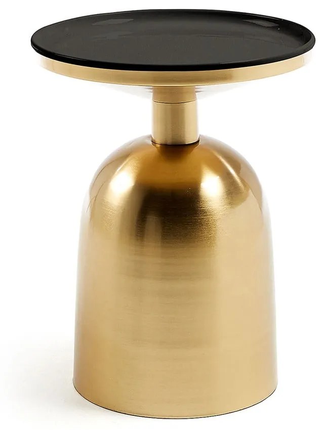 Physic aranyszínű dohányzóasztal, ø 37 cm - Kave Home