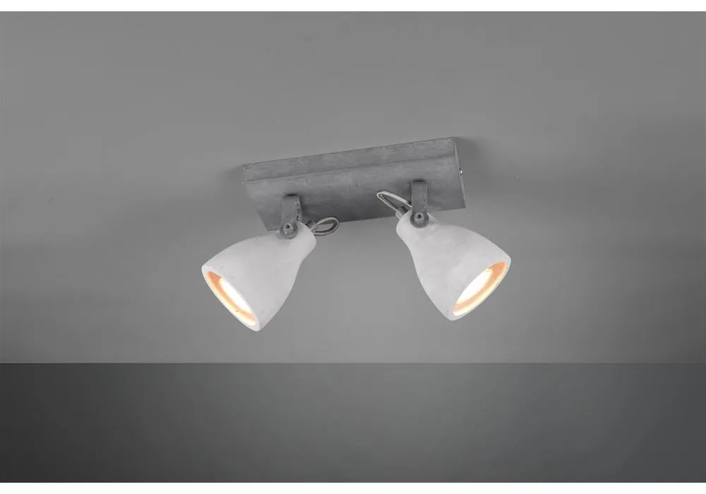 Concrete szürke mennyezeti lámpa, hossz 23 cm - Trio