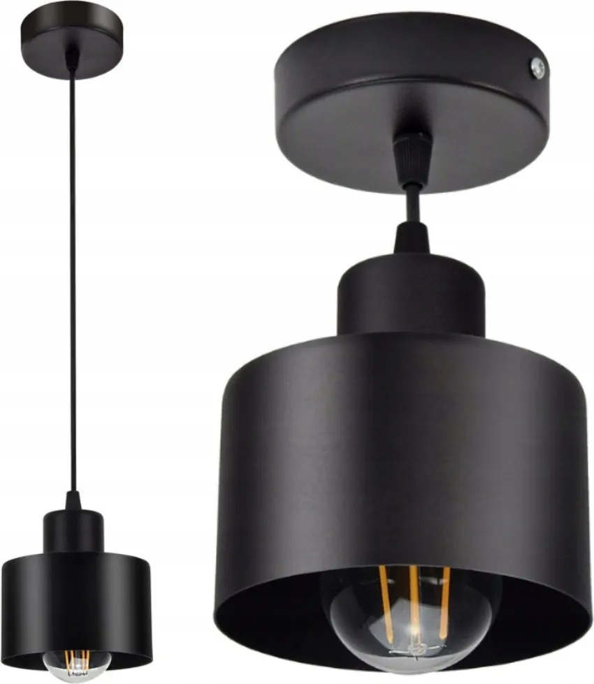 Mennyezeti lámpa függeszték csillár Led E27 lámpatest Loft