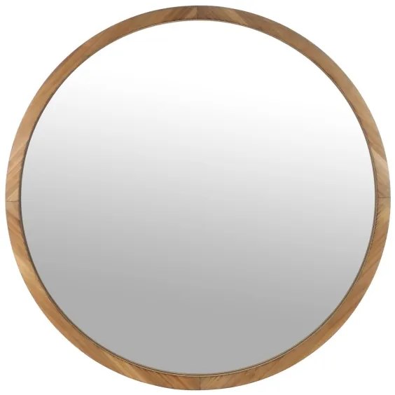 Eglo 425038 - BANI falitükör, 70 cm átmérő, barna