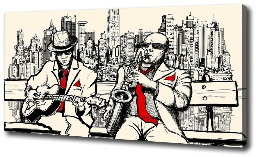 Vászonfotó New york jazz pl-oc-100x50-f-58689971