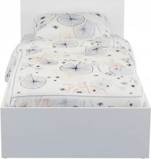 Pietro II NEW Egyszemélyes ágykeret 90x200, ágyráccsal Green Line matraccal - Fehér