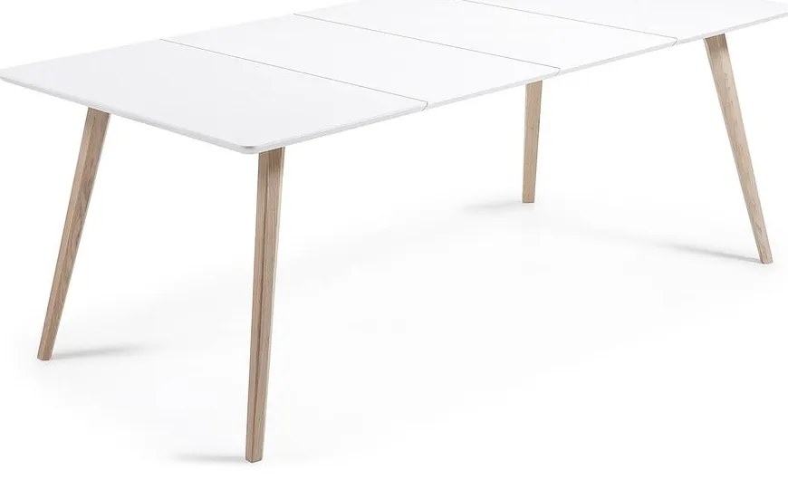 Bővíthető étkezőasztal hosszabbító asztallappal 90x140 cm Eunice – Kave Home