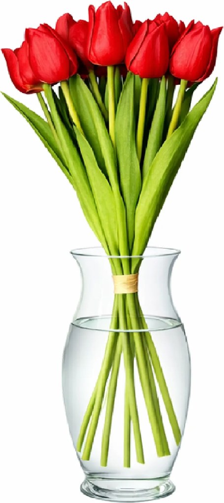 Tulipán Mesterséges Piros csokor élő művirág 7 db