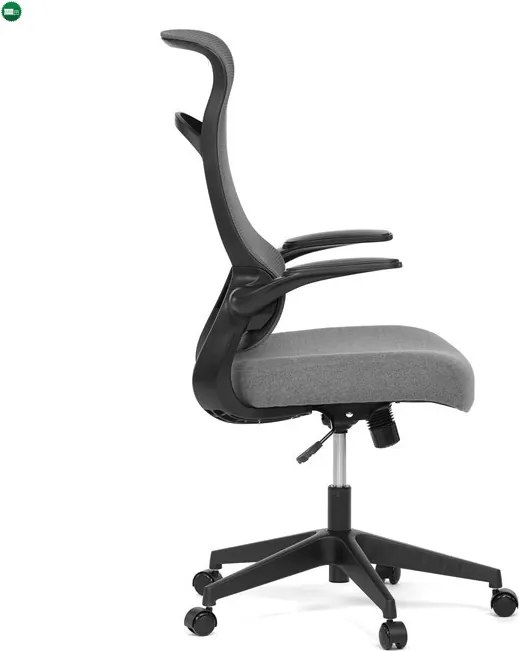 Szürke Hálós Irodai Szék, Hinta Mechanikával. KA-A182 BK