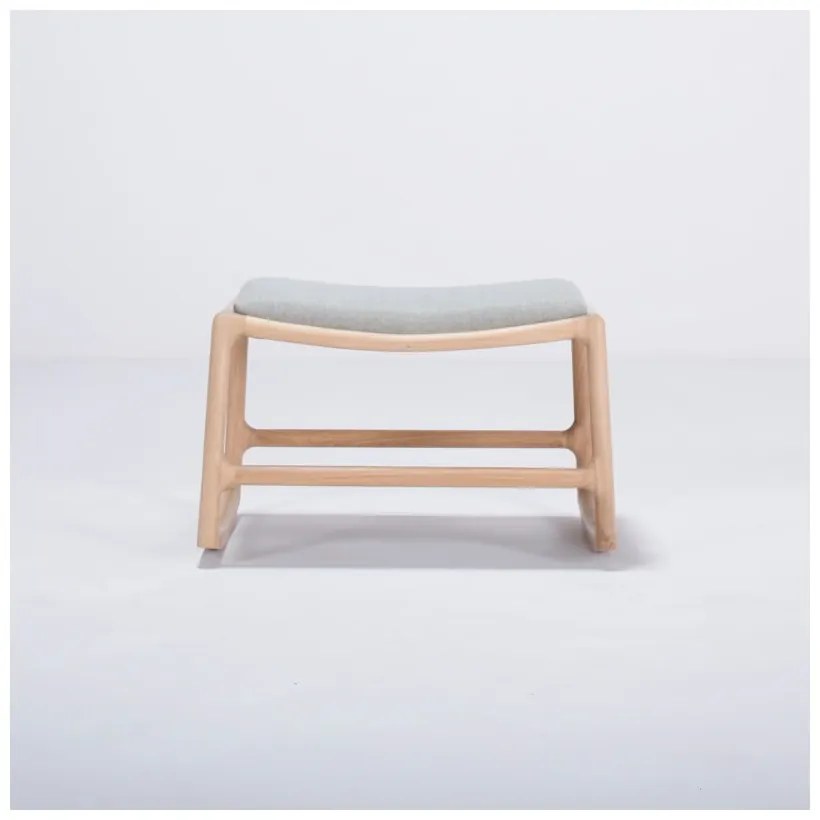 Dedo tölgyfa zsámoly kékesszürke szövet ülőrésszel - Gazzda