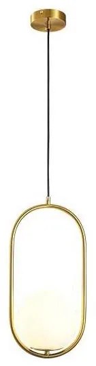 Csillár zsinóron ORBA 1xE27/15W/230V réz