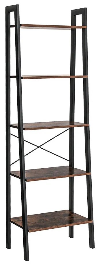 5 szintes létrapolc 56.2x32x172.1cm