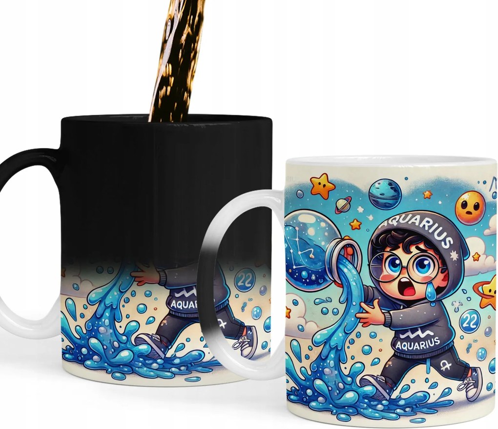 Bögre Mágikus Csillagjegy Vízöntő Bögrék Ajándék Szöveg