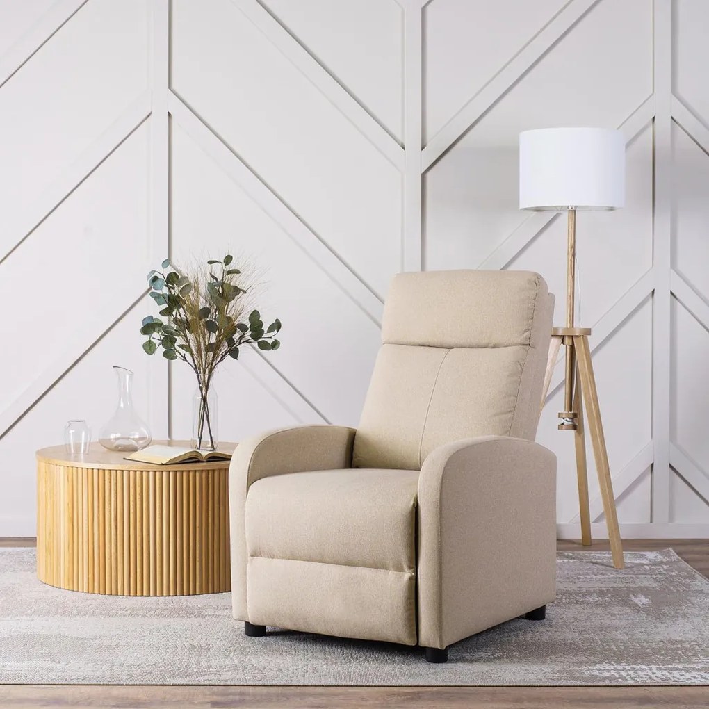 Fotel Rozkładany DANNY Beżowy