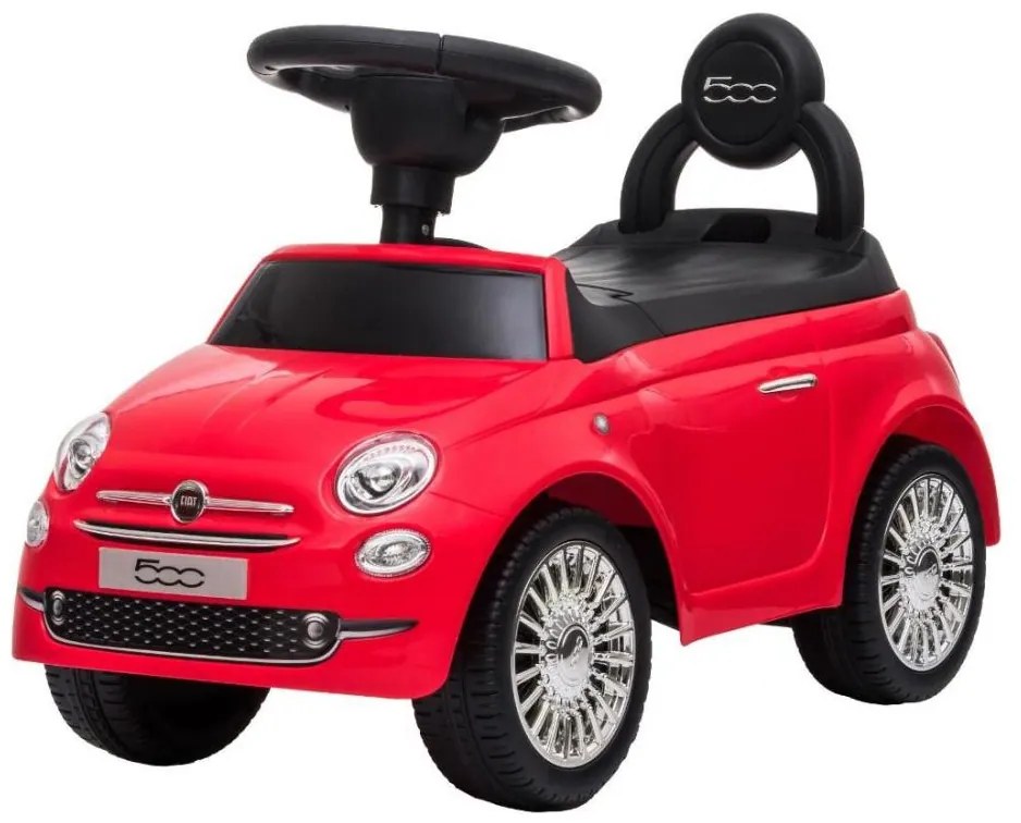 Push autó Fiat 500 2xAA piros