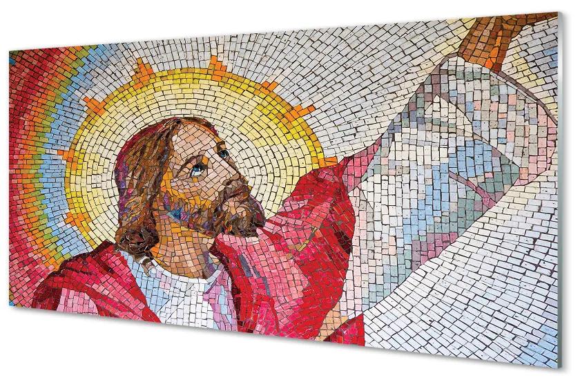 Akrilképek Mosaic Jesus 140x70 cm