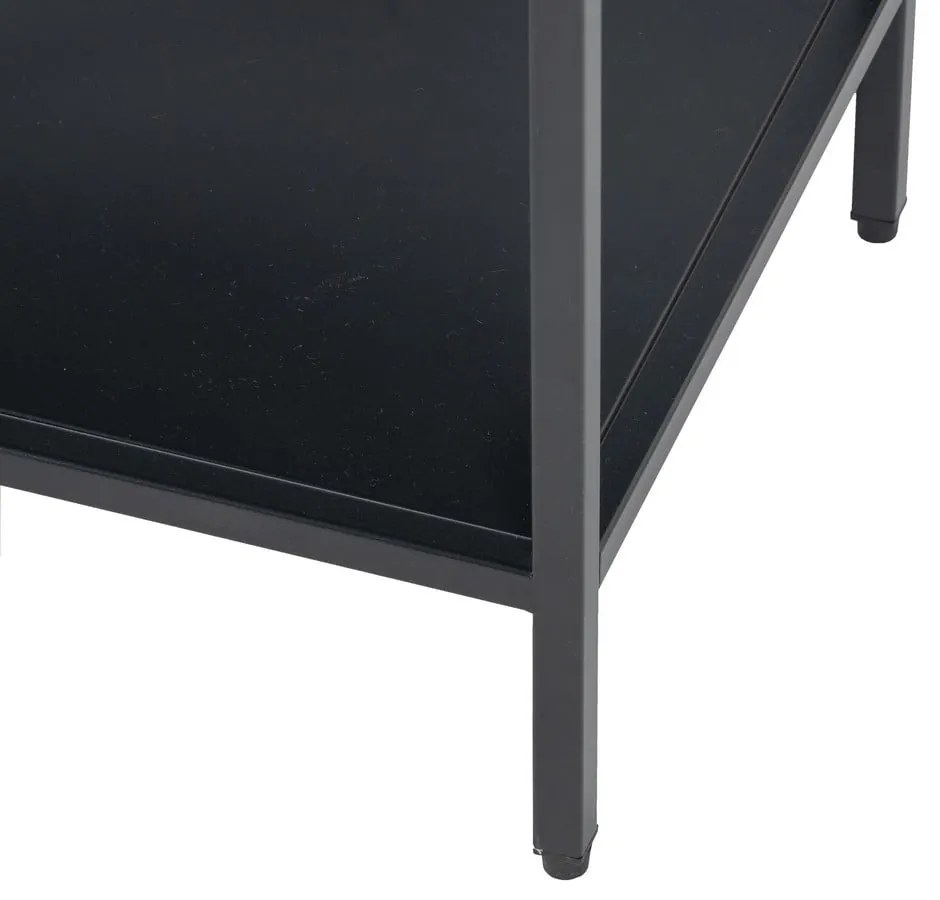 Fekete acél TV-állvány 120x55 cm – Ixia