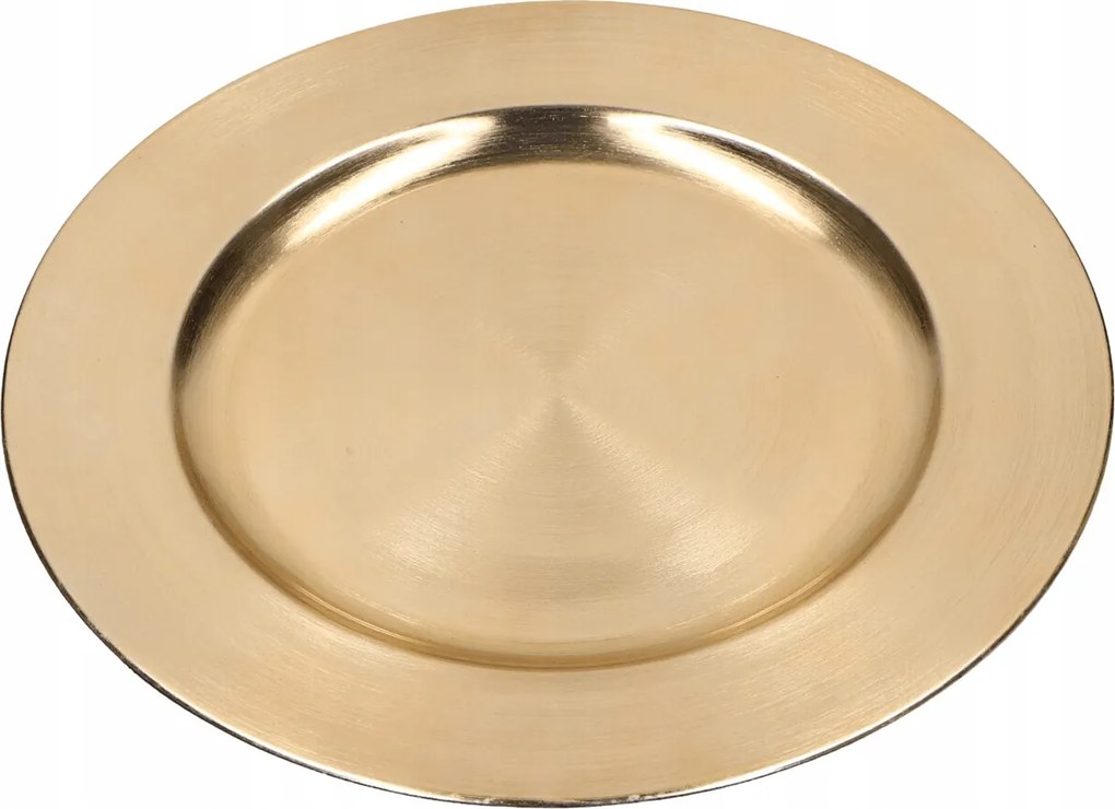 Dekortányér tányéralátét arany 28 cm