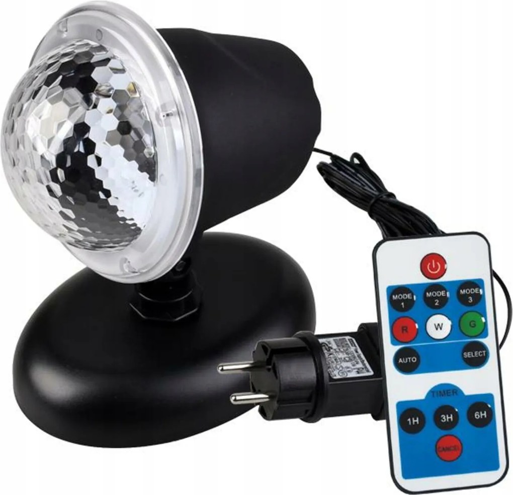 Aca Lighting karácsonyi 6W-os Led projektor 3 mintával, távirányítóval, talppal