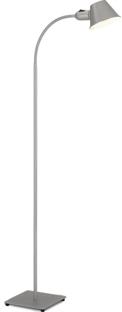 Brilo - Rugalmas állólámpa 1xE27/10W/230V ezüst