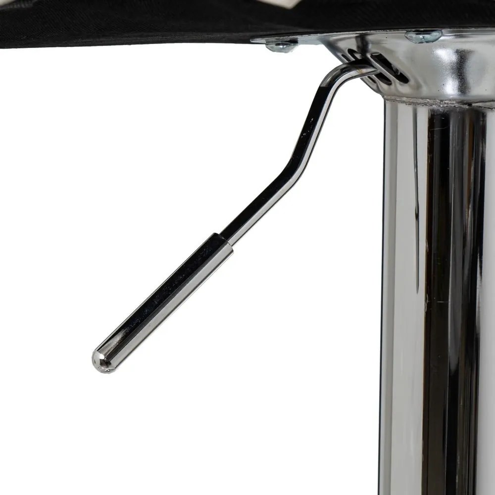 Fehér bőr utánzat állítható magasságú bárszék szett 2 db-os (ülésmagasság 93 cm) – Casa Selección