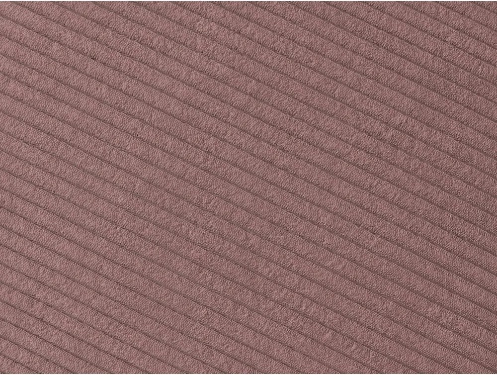 Rózsaszín kordbársony kanapé 250 cm Tina – Bobochic Paris