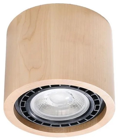 Sollux SL.0913 - Mennyezeti lámpa BASIC AR111 1xGU10/40W/230V bükkfa