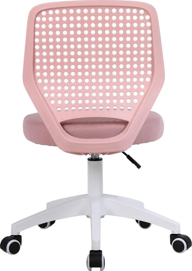 Forgószék, rózsaszín/fehér, SATOZ