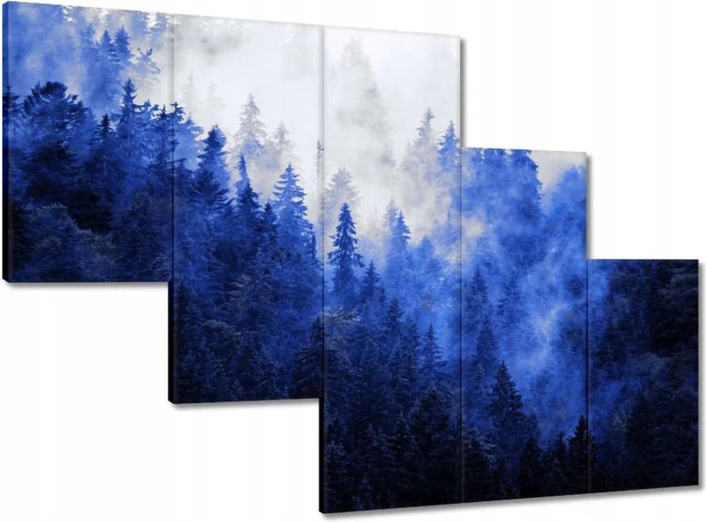 Festmények 150x105 Kék táj Hegyek