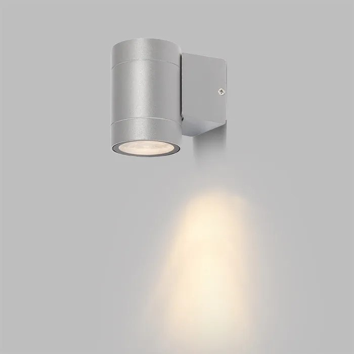 RENDL MIZZI I ezüstszürke 230V GU10 35W IP54
