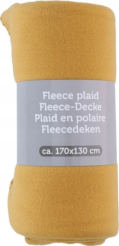 Polár takaró 170x130 cm (narancssárga)