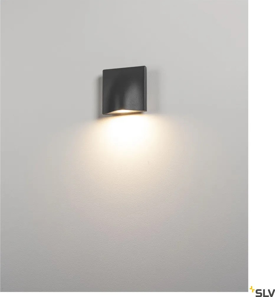 SLV 1002503 VILUA Modern Kültéri Fali Lámpa Antracit LED IP54