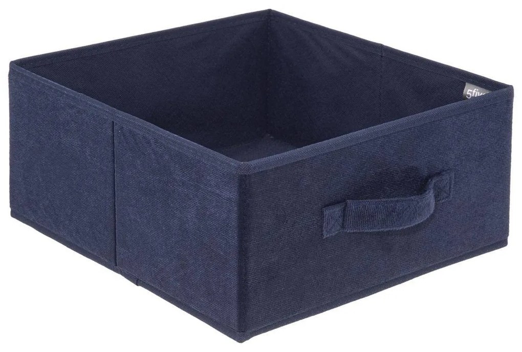 Textil tárolódoboz CUBIT 31x31 cm, kék