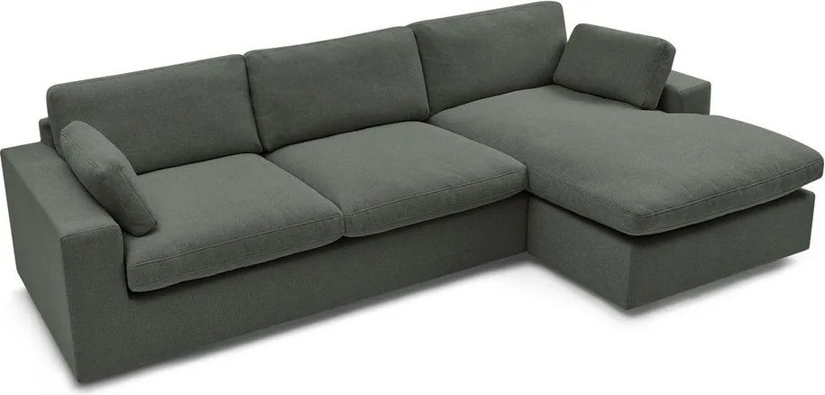 Zöld sarokkanapé Belair – Bobochic Paris