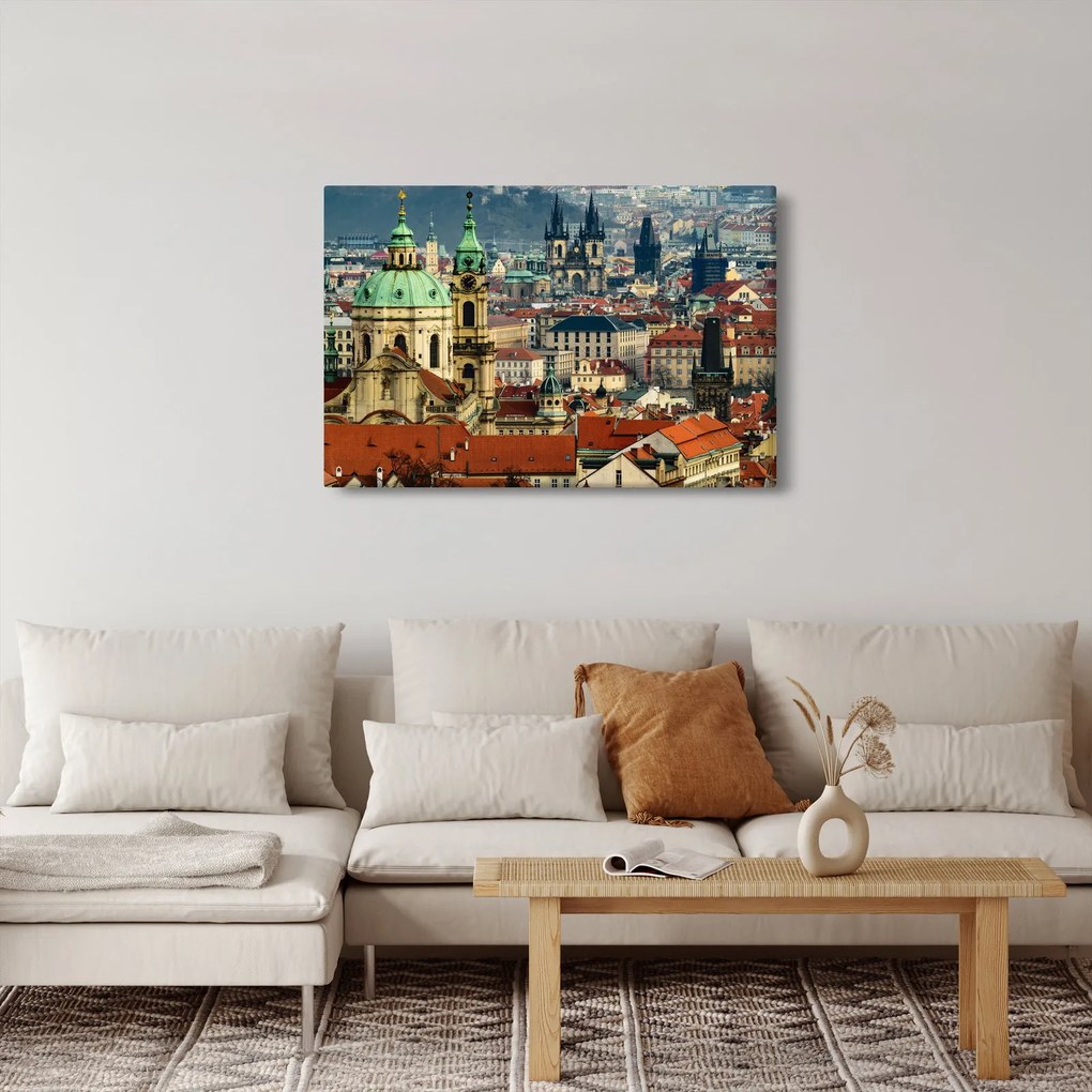 Kép - Prágai panoráma (90x60 cm)
