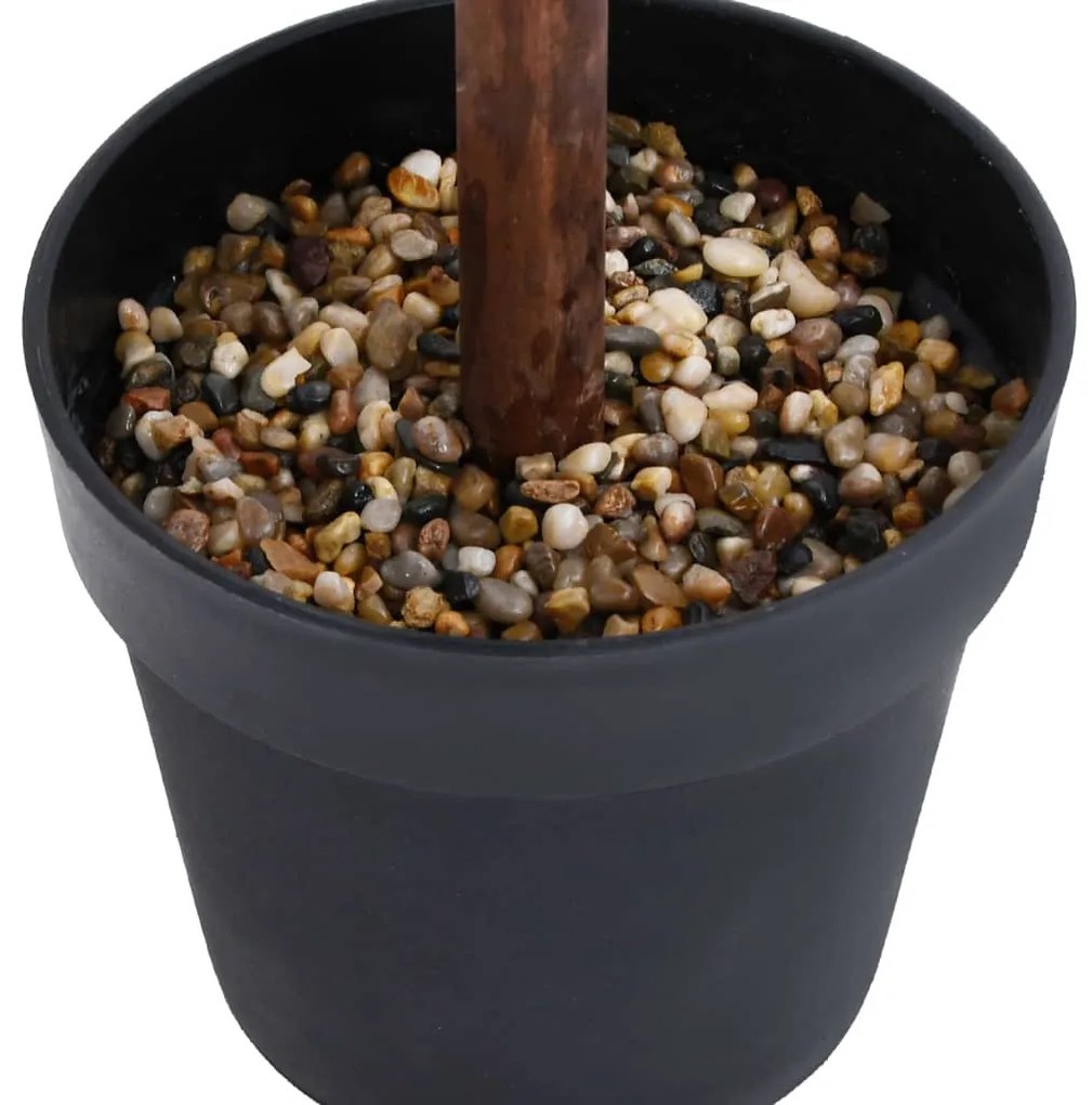 zöld gömbalakú cserepes műpuszpáng 71 cm