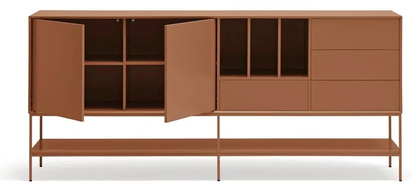 Téglavörös komód 220x98x45 cm Platt – Teulat