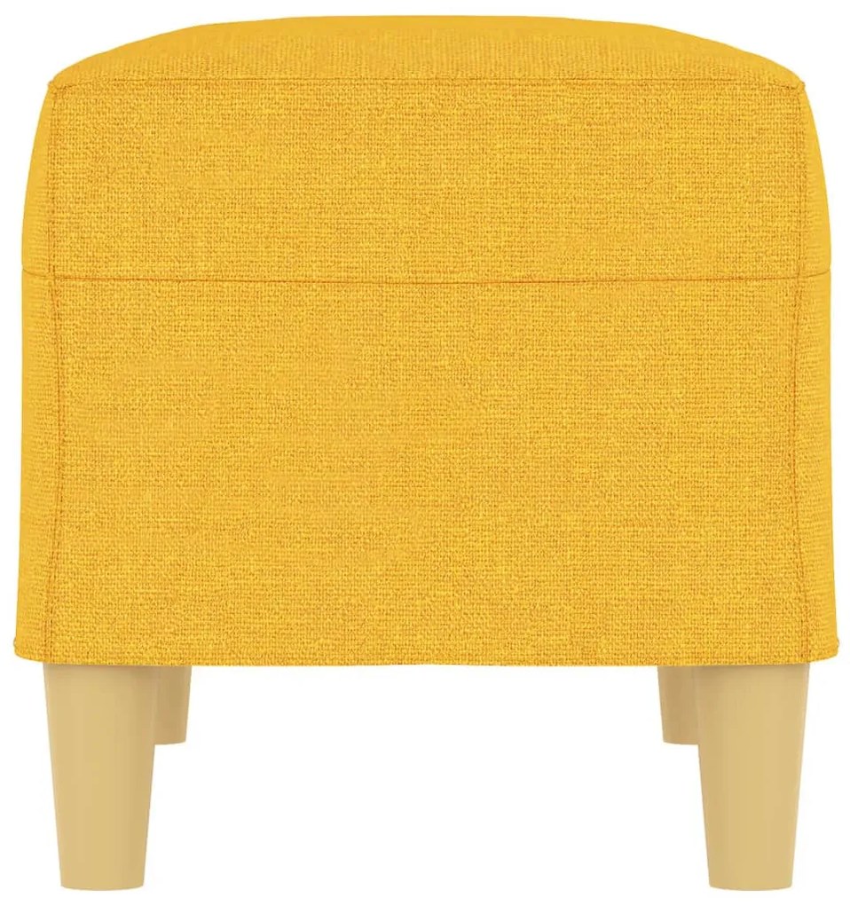 világossárga szövet pad 70x35x41 cm