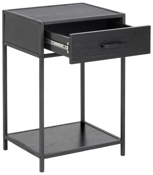 SARON éjjeliszekrény antracit