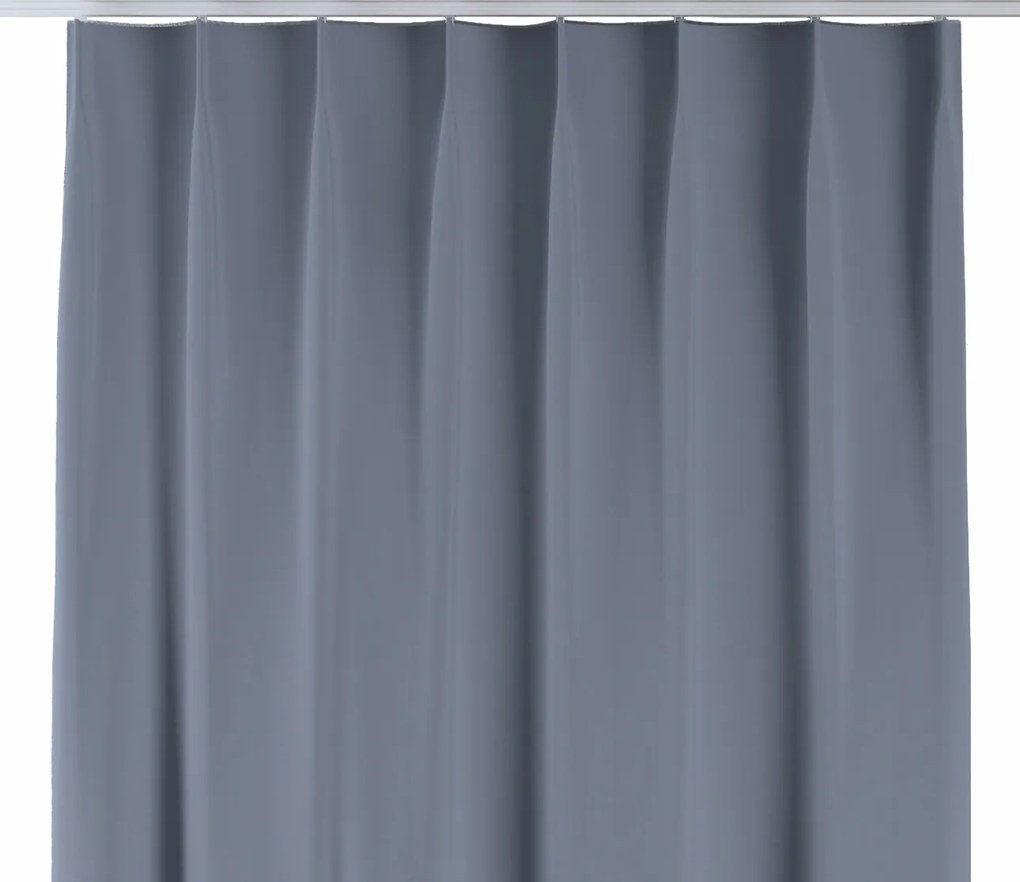 Függöny flex akasztóval szimpla 130x245cm acél szürke