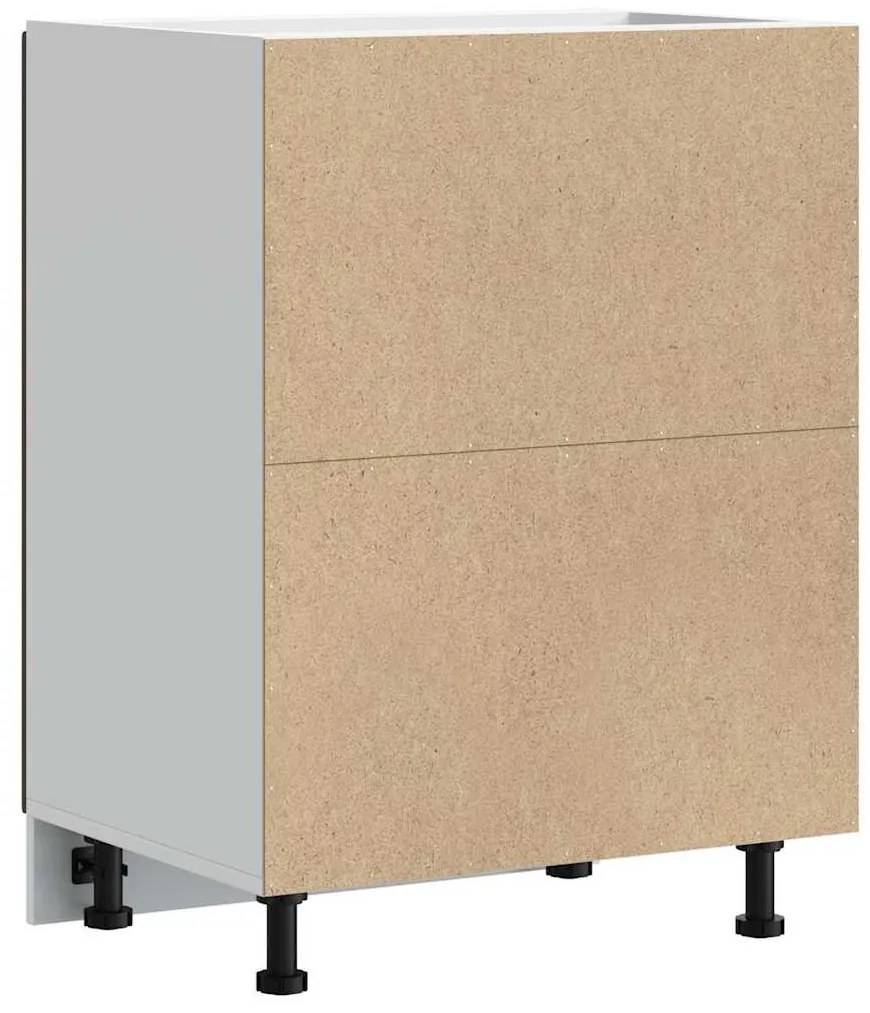 vidaXL Porto barna tölgy színű szerelt fa konyhai alapszekrény