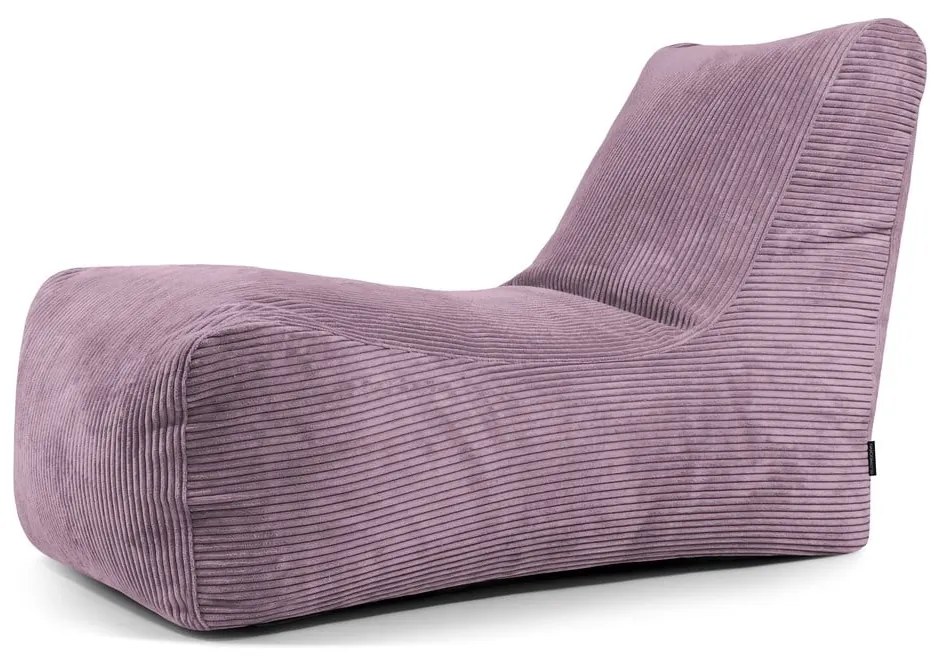 Lila kordbársony babzsákfotel Lounge – SLOWDOWN