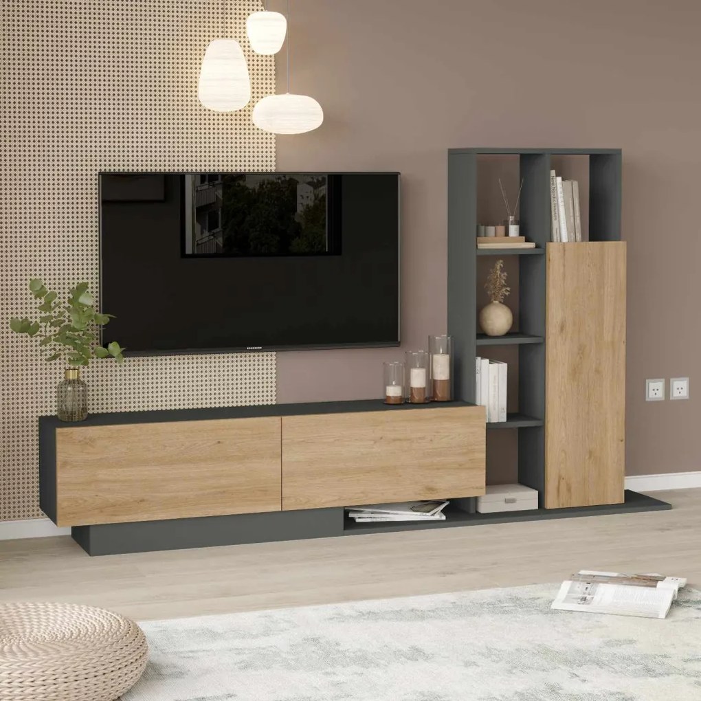 TV-állvány, 201,2 cm – For1-Sa