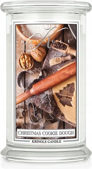 Christmas Cookie Dough Kringle Candle nagy gyertya két kanóccal (624g)
