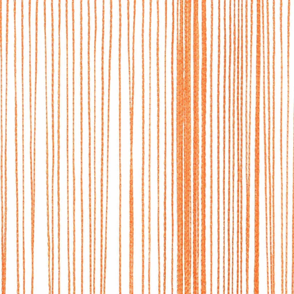 2 db narancssárga zsinórfüggöny 100 x 250 cm