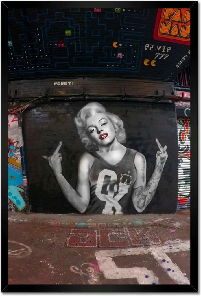 Poszterek keretben 40x60 Marilyn Monroe Graffiti