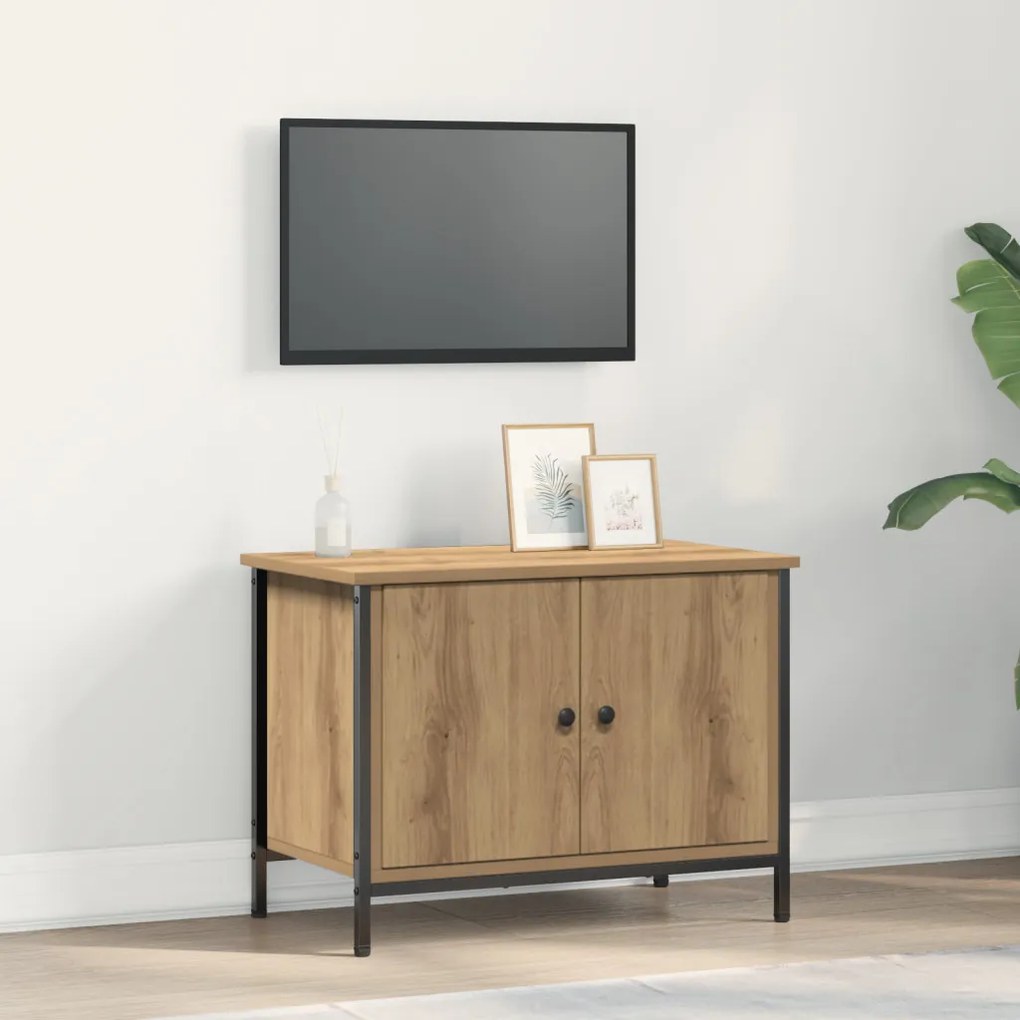 TV állvány Artisan tölgy Forgácslap 60 x 35 x 45 cm TV állvány
