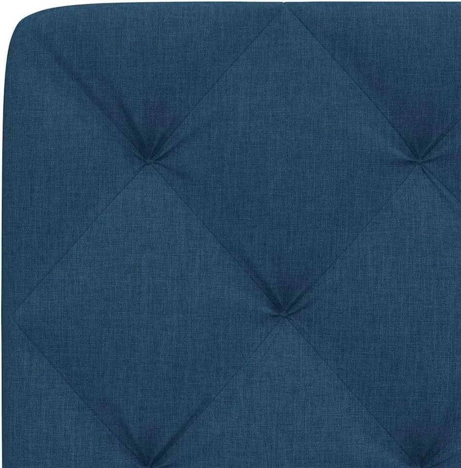 kék szövet fejtámla párna 80 cm