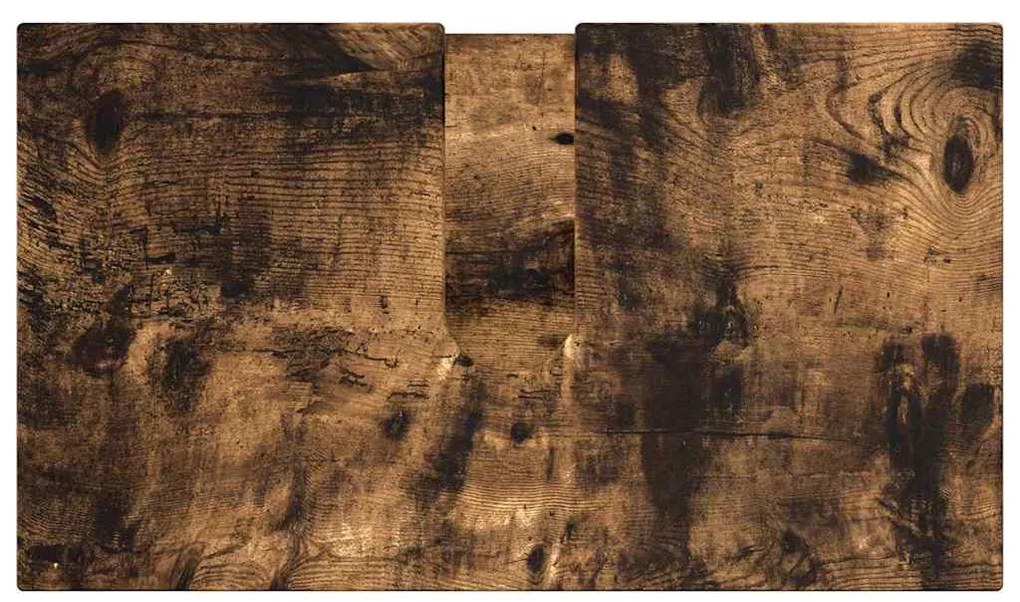 Fürdőszoba bútor szett 3 pcs Füstölt tölgy 61 x 35 x 64 cm